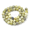 Natural Yellow Turquoise(Jasper) Beads Strands X-G-T106-297-3
