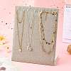 Wood Necklace Display Stands LS-NDIS-N010-01-4