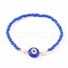 Glass Seed Beaded Stretch Bracelets BJEW-JB05969-02-2