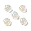 UV Plating Rainbow Iridescent Acrylic Beads PACR-M002-05A-1