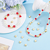 50Pcs Brass Beads KK-BBC0027-41A-4