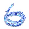 Synthetic Moonstone Beads Strands G-F142-8mm-08-2