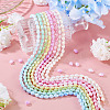 8Strands 8 Colors Anti-Tarnish Electroplate Glass Beads Strands GLAA-TA0003-79-5