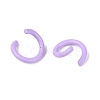 Spray Painted Iron Open Jump Rings IFIN-T017-04B-15-3