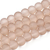 Baking Paint Transparent Glass Bead Strands GLAA-S031-6mm-26-A-1