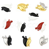 10 Sets Spray Painted Alloy Magnetic Pendants FIND-FS0004-24-3