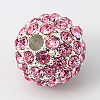 Alloy Rhinestone Beads RB-A034-10mm-A27S-2