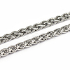 Tarnish Resistant 304 Stainless Steel Wheat Chains CHS-L001-30-6mm-1