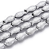 Electroplate Glass Beads Strands EGLA-T025-03I-1