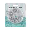 Alloy Lobster Claw Clasps and Jump Rings Set PALLOY-X0004-P-NF-B-4
