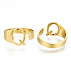 Alloy Cuff Finger Rings X-RJEW-S038-195Q-G-NR-3