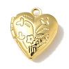Brass Locket Pendants KK-Q019-03G-1