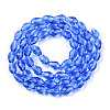 Glass Beads Strands X-GLAA-R024-11x8mm-8-3