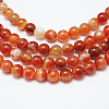 Natural Red Agate Bead Strands LS-G-G880-05-8mm-1