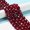 Natural White Jade Beads Strands G-E614-B01-07-1