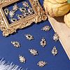 3Pcs Brass Micro Pave Cubic Zirconia Links Connectors KK-YW0003-49LG-05-5