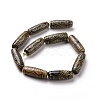 Tibetan Style dZi Beads X-TDZI-E004-15-4