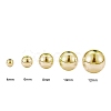 5 Sizes Plating Acrylic Beads PACR-LS0001-01G-2