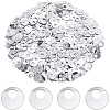 5Sets Iridescent PVC Paillette/Sequin Links PVC-SC0001-16E-1