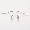 Brass Earring Hooks KK-Q363-P-NF-2