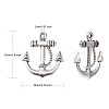 Tibetan Style Alloy Pendants X-LF0835Y-2