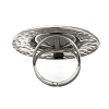 Anti-Tarnish 304 Stainless Steel Ring Components STAS-U031-01P-3