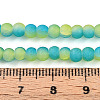 Crackle Glass Beads Strands GLAA-N009-4mm-10-4