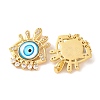 Rack Plating Brass Micro Pave Cubic Zirconia Pendants KK-H486-22G-03-2