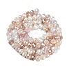Electroplate Glass Beads Strands EGLA-YW0002-D09-2