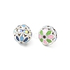 Brass Enamel Beads KK-CBA18B7-01P-2