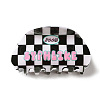 Tartan Pattern PVC Claw Hair Clips PHAR-M013-02F-1