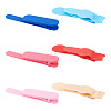 6Pcs 6 Styles Plastic Bookmark Clip AJEW-TA0002-02-2