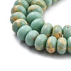 Synthetic Aqua Terra Jasper Beads Strands G-F224-02-8x5mm-01-3
