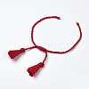 Polyester DIY Braided Bracelet Making MAK-K018-A09-1