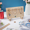 Wood Jewelry Displays Stands ODIS-WH0030-181-4