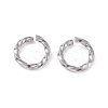 Tarnish Resistant 304 Stainless Steel Open Jump Rings STAS-F191-12P-B-2