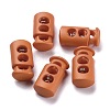 Plastic Spring Cord Lock Stopper Cylinder FIND-I013-A08-1