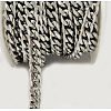 Tarnish Resistant 201 Stainless Steel Cuban Link Chains CHS-L020-008P-2