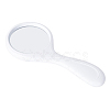 ABS Plastic Curved Handle Handheld Magnifier AJEW-L073-05-2
