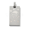 Christmas 304 Stainless Steel Pendants STAS-Z098-37P-1