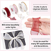 Fingerinspire 3 Rolls 3 Colors Organza Ribbons SRIB-FG0001-15-4