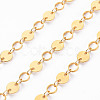 Handmade Brass Flat Sequin Chains CHC-S012-103-1