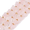 Natural Rose Quartz Beads Strands G-N371-10A-07-2