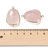 Natural & Synthetic Mixed Gemstone Faceted Connector Charms G-F763-02G-4