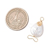 Natural Keshi Pearl Pendants PALLOY-JF05148-2
