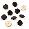 10Pcs Alloy Resin Shank Buttons BUTT-TA0001-36A-2