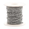 Tarnish Resistant 304 Stainless Steel Cuban Link Chains CHS-K016-03A-P-3