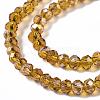 Electroplate Glass Beads Strands EGLA-R048-2mm-24-3