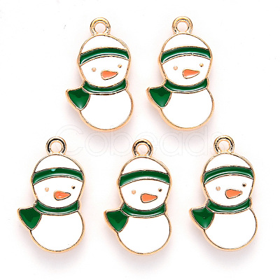 Alloy Enamel Pendants X-ENAM-S121-016B-1