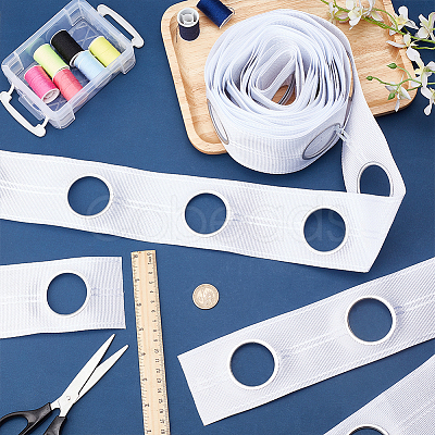 Polypropylene Curtain Tape for Hook DIY-WH0569-65-1